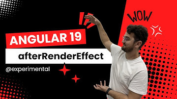 Angular 19: afterRenderEffect basado en Señales!