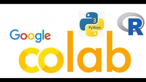 Google Colab run R and Python 3
