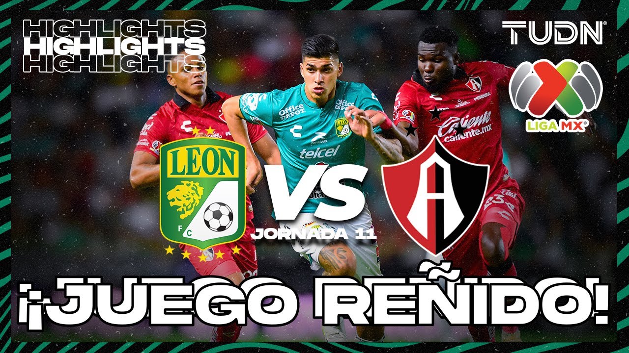 Resumen y goles | León vs Atlas | AP2023-J11 | Liga Mx | TUDN - YouTube