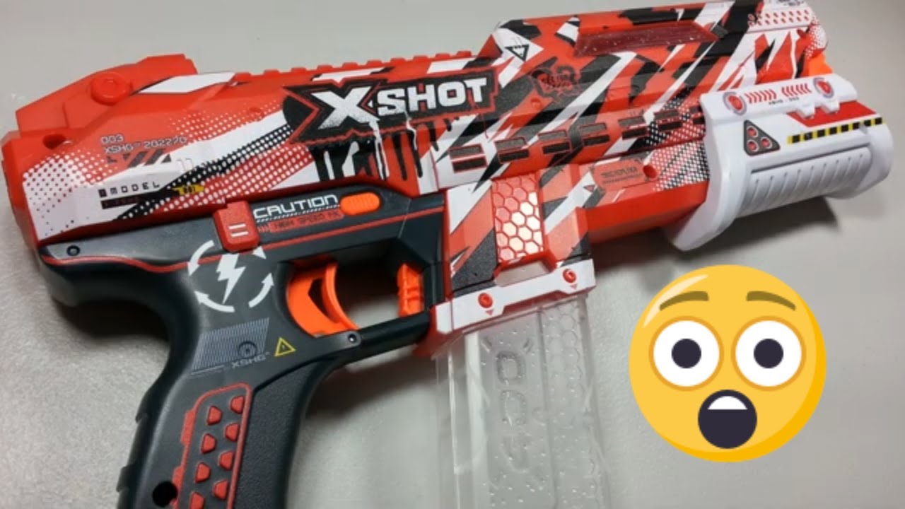 X-Shot Hyper Gel Clutch Blaster Unbox & Review 