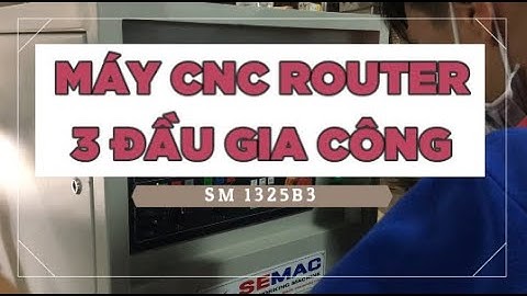 Máy cnc router 3 đầu gia công - SM 1325B3 | Quốc Duy
