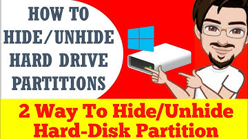 Hide Hard Disk - How  to Hide / Unhide Hard Disk Partition in Windows 10, 8 and 7 | Tech Solution
