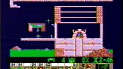 Lemmings 13 Taxing Walk Through Here But Cautiously. 2 easy solutions