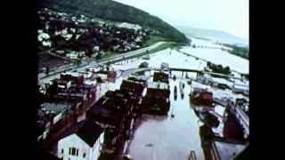 Tropical Storm Agnes Destroys Corning, New York in 1972