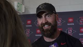 SDSU FOOTBALL: SEAN LEWIS AFTER THE AZTEC FAST SPRING FOOTBALL GAME