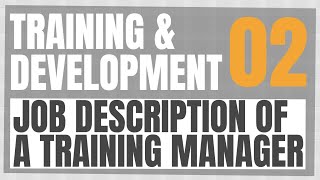 TRAINING & DEVELOPMENT: Job Description of a Training Manager | Restaurant Training | EP02