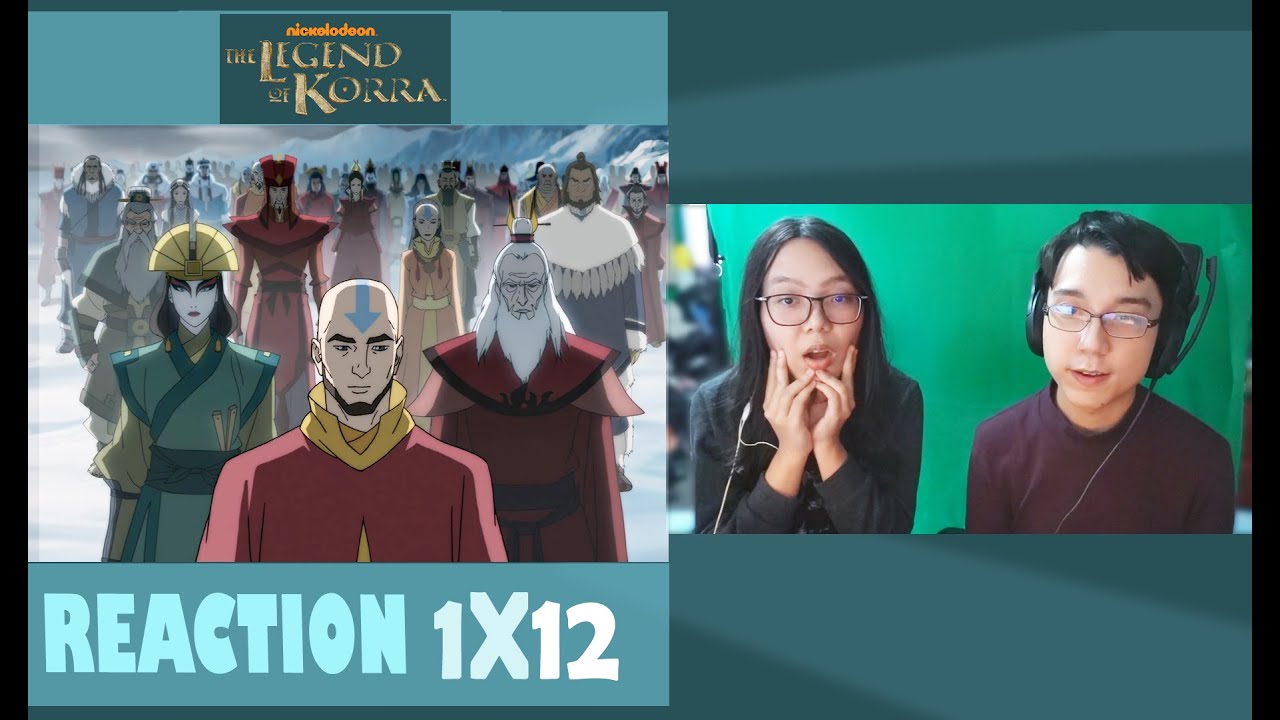 The Legend of Korra 1X12 | "Endgame" | REACTION