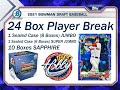 PART 1 (JUMBO CASE  + 5 SAPPHIRE)    -   2021 Bowman Draft + Sapphire (24 Box) Player Break 02/25/22