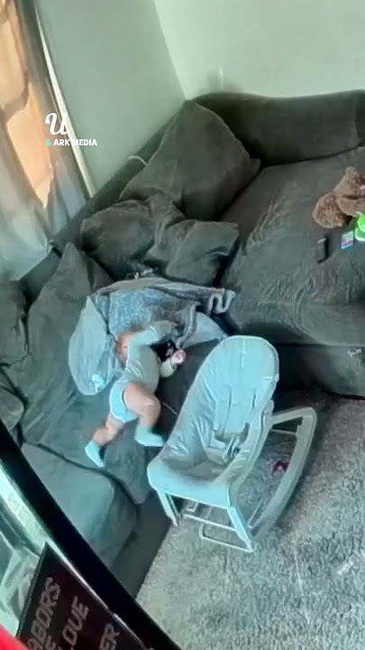 Baby Falls Off Sofa While Unattended 😱 #viralshort #gender #viralvideo
