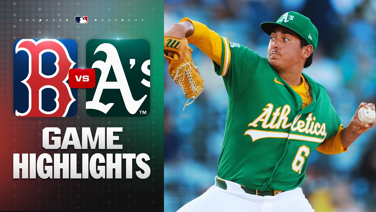 Red Sox vs. A's Game Highlights (7/28/26) | MLB Highlights