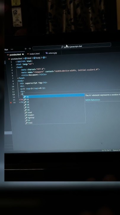 Superscript and subscript tag. #followformore #coding #subscribe # ...
