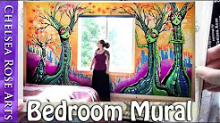 Tree Goddess Bedroom Art Mural in Portland Oregon