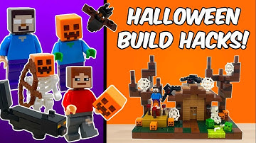 LEGO Minecraft Halloween build hacks!