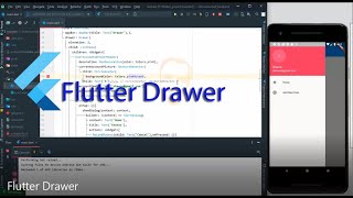 flutter drawer tutorial for basic. flutter side menu