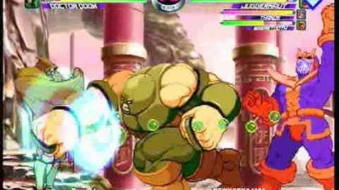 MvC2 Online (360): Brett (Ami/Cha/Doom) vs Josh 360 (Sab/Jug/Tha) 14 .:11.19.10:.