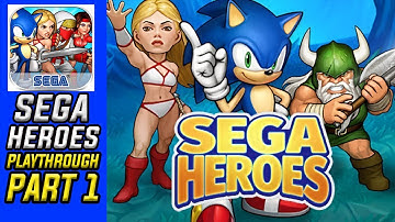 SEGA Heroes- Playthrough - Part 1 - SwipeGameplay - IOS/Android