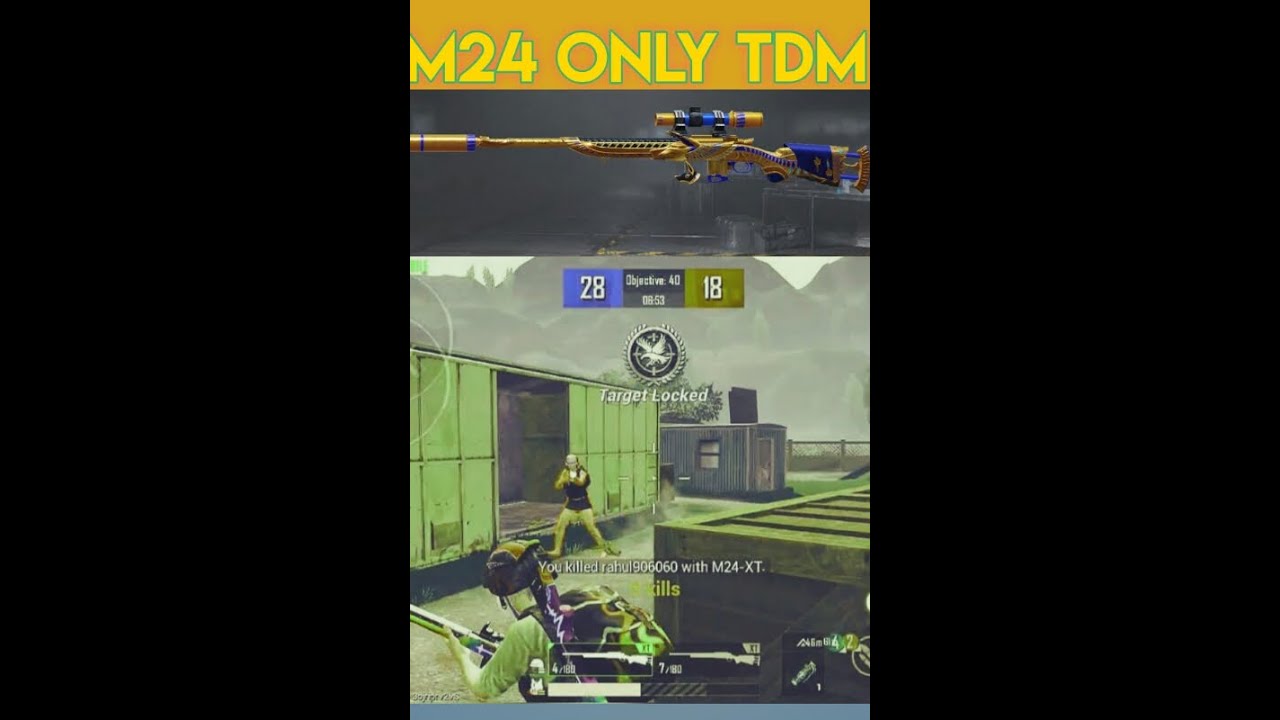 pubg mobile only m24 TDM gameplay - YouTube