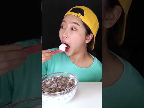 Chocolate Spoon Maltesers Dessert Mukbang 초콜릿 몰티져스