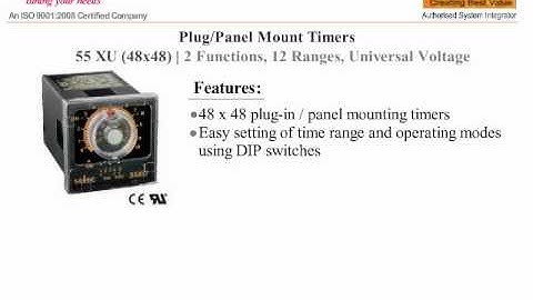 SELEC 55XU ANALOG TIMERS