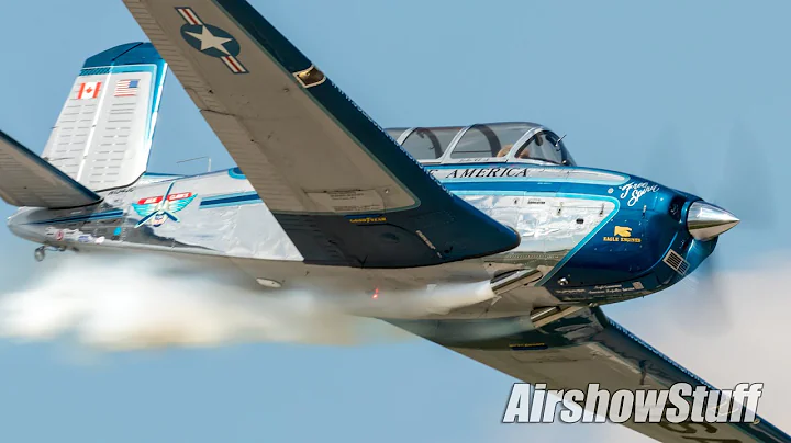 Julie Clark T-34 Aerobatics - EAA AirVenture Oshko...