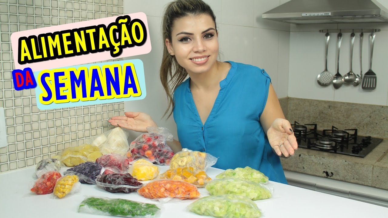 COMO ORGANIZAR AS COMIDAS DA SEMANA PRA CONGELAR| Processo Branqueamento|#PahTodoDia #9