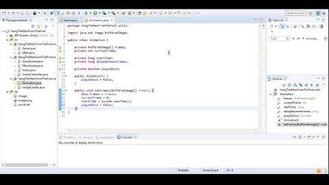 Java Game Programming - HangMan Part-5 (Animation)