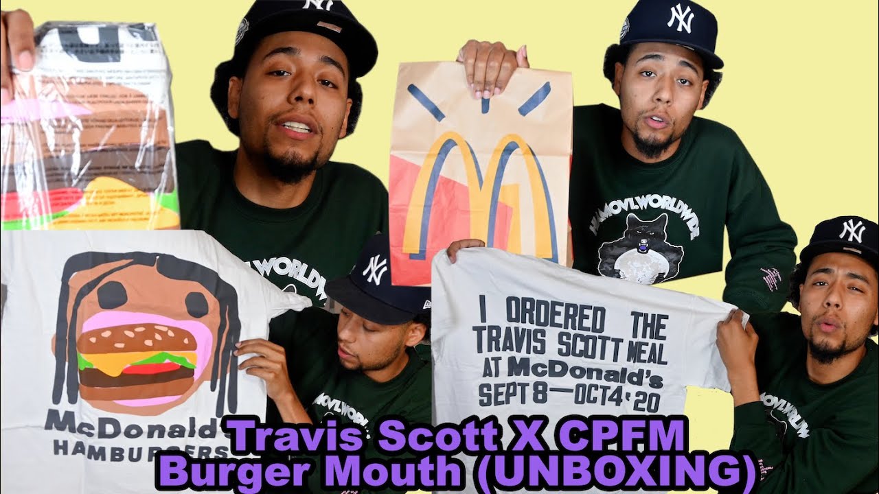 Travis Scott X CPFM 4 CJ Burger Mouth 