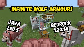 EASY Auto Armadillo Farm For INFINITE WOLF ARMOUR in Minecraft