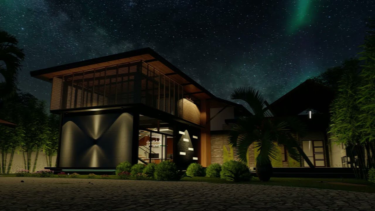 2 Storey 280 Square Meters Modern Tropical Residence | Arcinches Designs | Lumion Cinematics