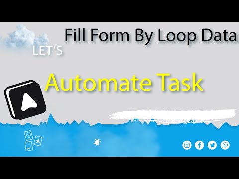 Fill Form with Loop on Data in Automa | Automa
