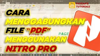 How to Merge PDF Files Using Nitro Pro