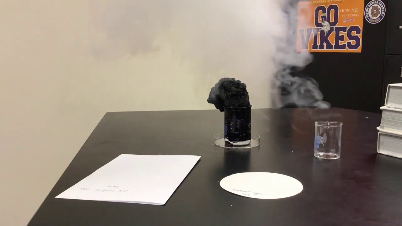 Sulfuric Acid + Powdered Sugar YouTube