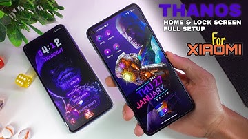 THANOS OP 🔥❤️ Best Home and Lock Screen Full Setup for Xiaomi/Redmi/Poco Device