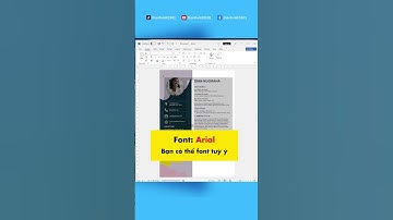 Thiết kế CV xin việc nhanh đẹp ngay trong Word - Tự học Word - thanhviet0101 #shorts