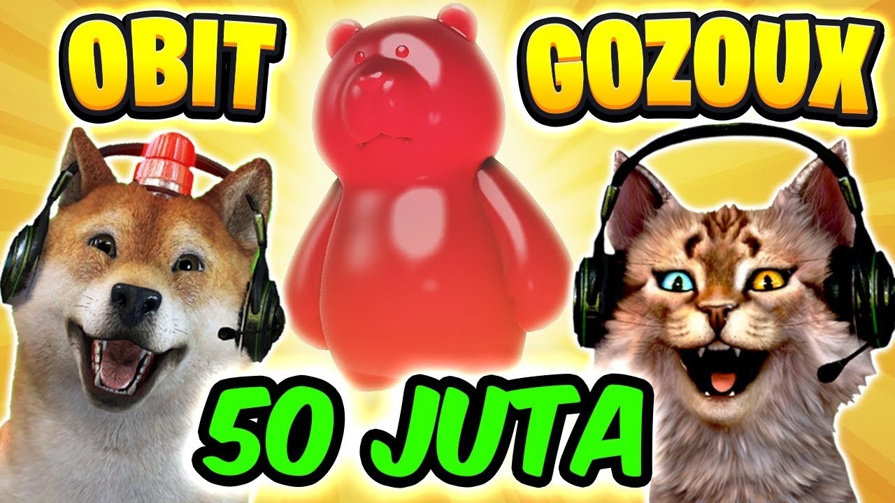 OBIT & GOZOUX GACHA 50 JUTA SKIN EPIC PALING MAHAL GAME HEWAN LETOY !! 🤩 - Party Animals Indonesia