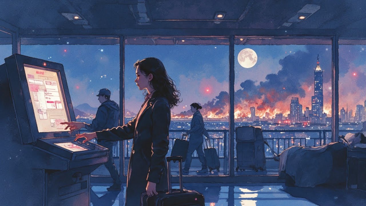 [AI Ficción] Renací en el aeropuerto, cancelé mi billete en silencio, volví a casa a dormir y dejé..