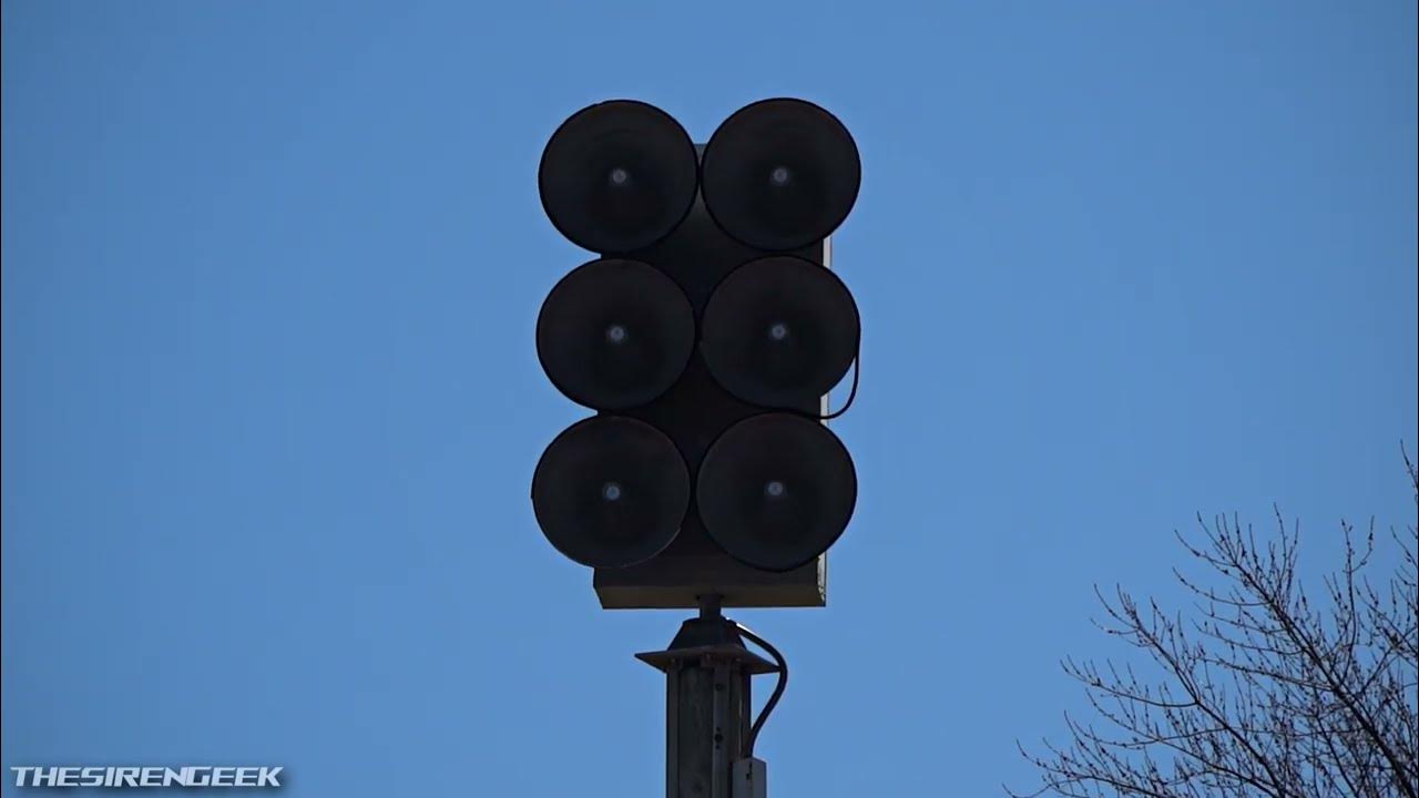 FS EOWS 612 Tornado Siren Test Alert Barrington, IL YouTube