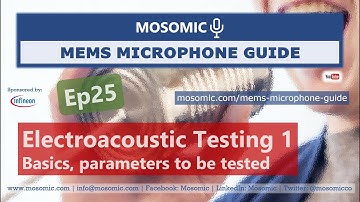 Electrical and Acoustical Testing 1: Parameters | MEMS Microphone Guide Ep25 | Mosomic