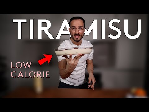 AMAZING TIRAMISU Cake with Low Calories  Italian anabolic dessert recipe for weight loss