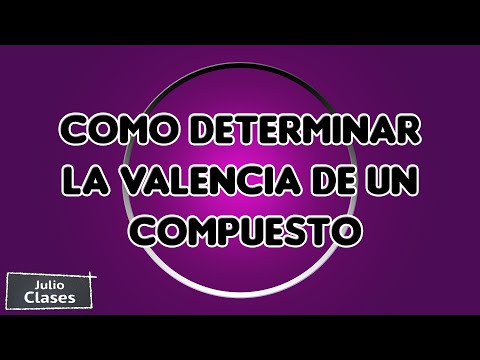 Video: Cómo Determinar La Valencia De Un Elemento