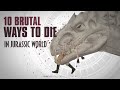 10 horrible ways to die in jurassic world ep 1  indepth analysis 