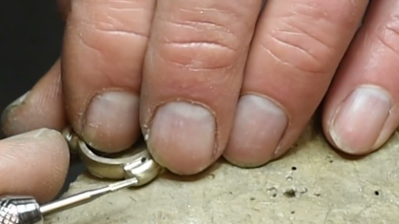 We have crafted an opening shank for a gold ring