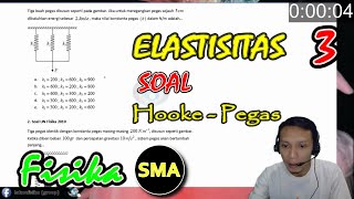 FISIKA KELAS 11 - ELASTISITAS 3 (Soal Hukum Hooke dan Rangkaian Pegas) - Seri Belajar #FisikaSMA