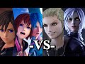 Kh3 mods kairi aqua and xion vs larxene and antiaqua requested by bernthe23
