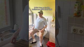fatal mistake 💀   #wildclips #comedy #dad #bathroom #relatable #pov
