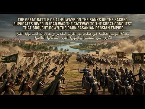 معركة البويب العظيمة في عراق الله كانت بوابة فتح عظيمة اسقطت امبراطورية الفرس الساسانية الظلامية