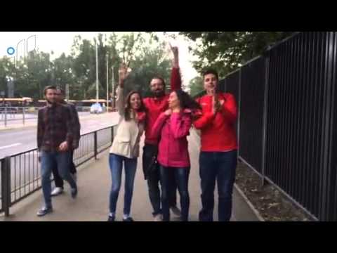 გულშემატკივრები ევროპის ლიგის ფინალის წინ