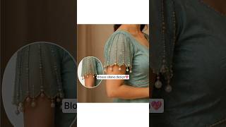 blouse sleeve design💗✨ #trending #blouse #sleeves design#shirt