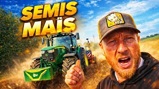 SEMIS DE MAÏS on lance la saison 😆😆