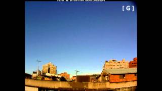 Blue Sky and White Cloud (time lapse)